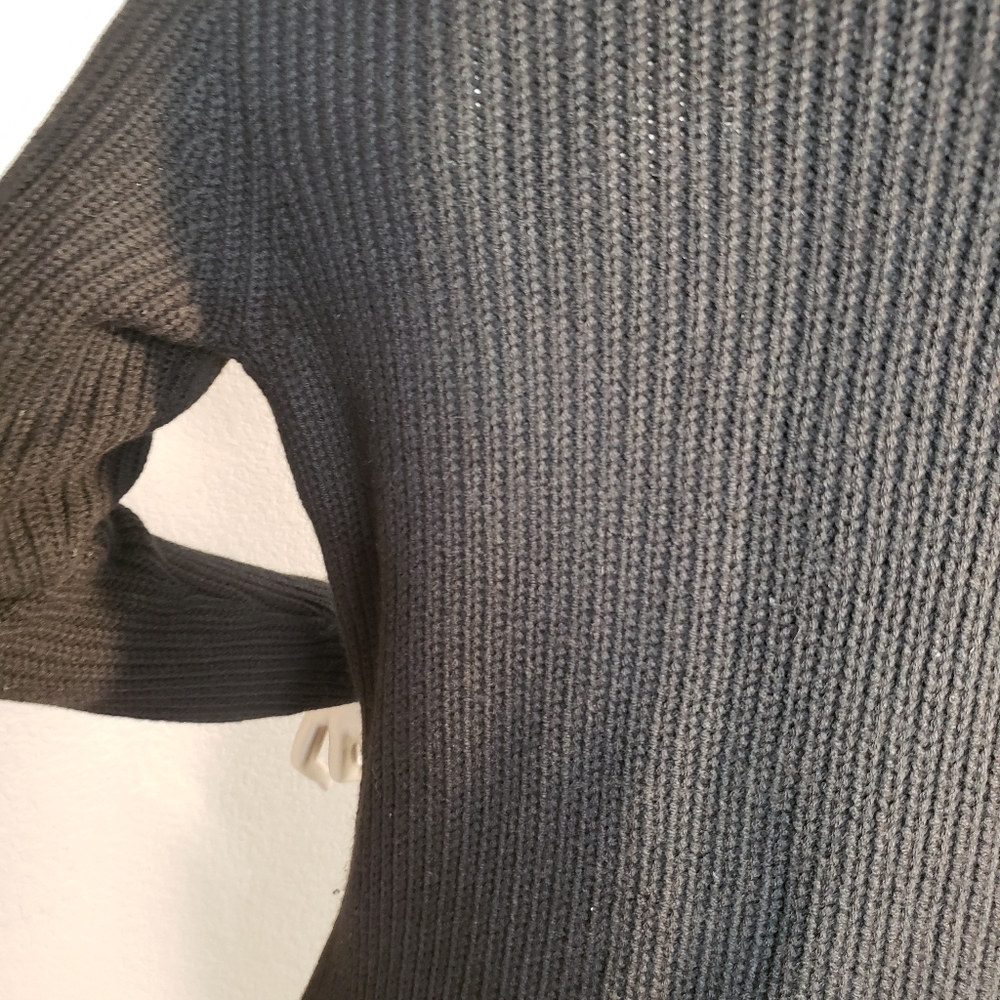 ANN TAYLOR Black Sweater Turtleneck Dress Med or Large PLEASE CHECK PICTURES - Picture 2 of 16
